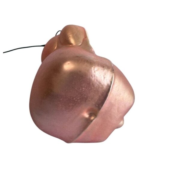 Vintage Blown Glass Pink Elephant Ornament 3.5" West Germany - Picture 7 of 7